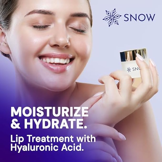 Snow REJUVENATING LIP TREATMENT WITH HYALURONIC ACID | DEEPLY HYDRATING LIP BALM FOR YOUTHFUL-LOOKING LIPS | MOISTURIZING LIP BALM FOR CHAPPED LIPS | NOURISHING LIP MOISTURIZER FOR SOFT & SUPPLE LIPS - Image 2